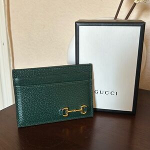 ❤️SOLD❤️ Authentic Gucci Horse bit card holder
